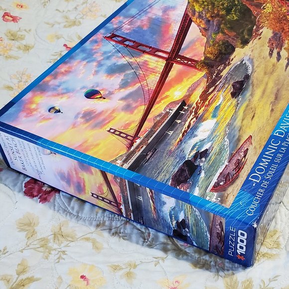 Eurographics 1,000 pc Puzzle Dominic Davison "Sunset at Baker Beach" - Picture 3 of 4